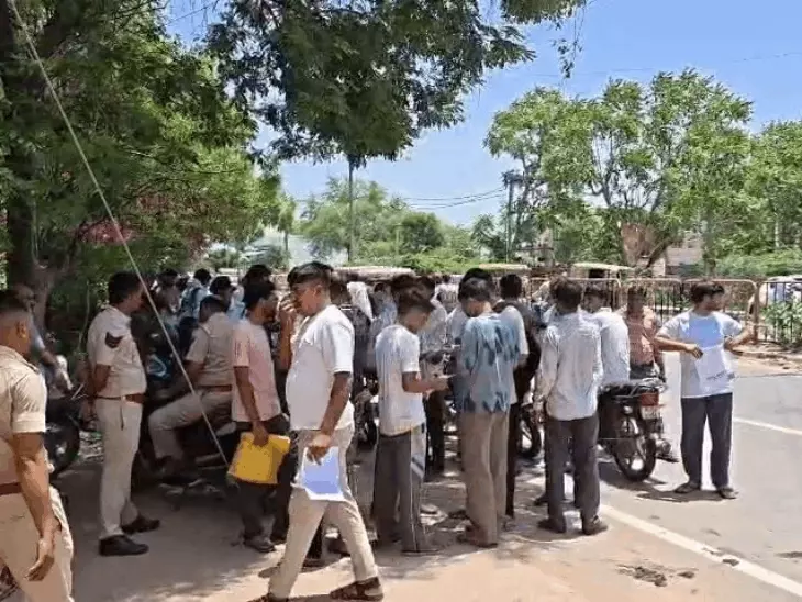 करौली में 11 केंद्रों पर हुई री-नीट परीक्षा, CCTV कैमरों से रही निगरानी
