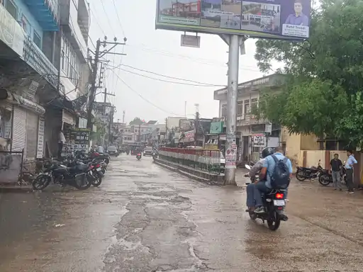 गंगापुर में लगातार दूसरे दिन बारिश, गर्मी-उमस से मिली राहत; खरीफ फसलों के लिए बनी संजीवनी