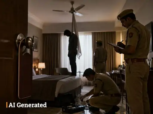 कोर्ट केस से परेशान बिजनेसमैन ने होटल में की आत्महत्या: कमरे में फंदे से लटका मिला शव, तलाक के मामले से था तनाव में