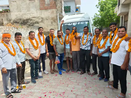बाबा बर्फानी के दर्शन के लिए दौसा से श्रद्धालुओं का जत्था रवाना, भोलेनाथ के जयकारों के साथ हुआ भव्य स्वागत