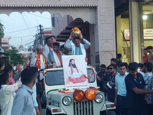 दौसा में संत रविदास समरसता संकल्प अभियान कलश का स्वागत:डिप्टी सीएम बोले- गांव-ढाणी तक पहुंचाएंगे समानता और भेदभाव मुक्त समाज का संदेश